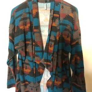 Cute tribal print cardigan.